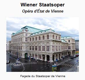 Opera de Vienne Autriche