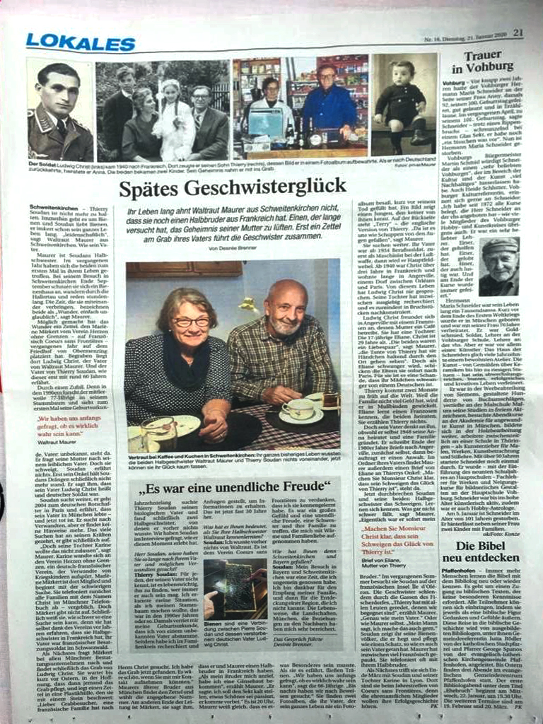 l'article de Stefan SESSLER - Münchner Merkur de Munich